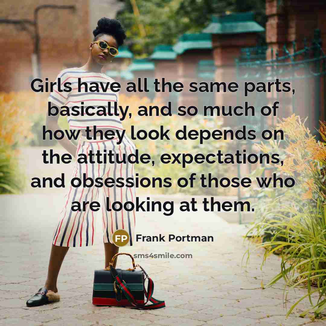 “Girls have all the same parts, basically, and so much…” quote by Frank Portman