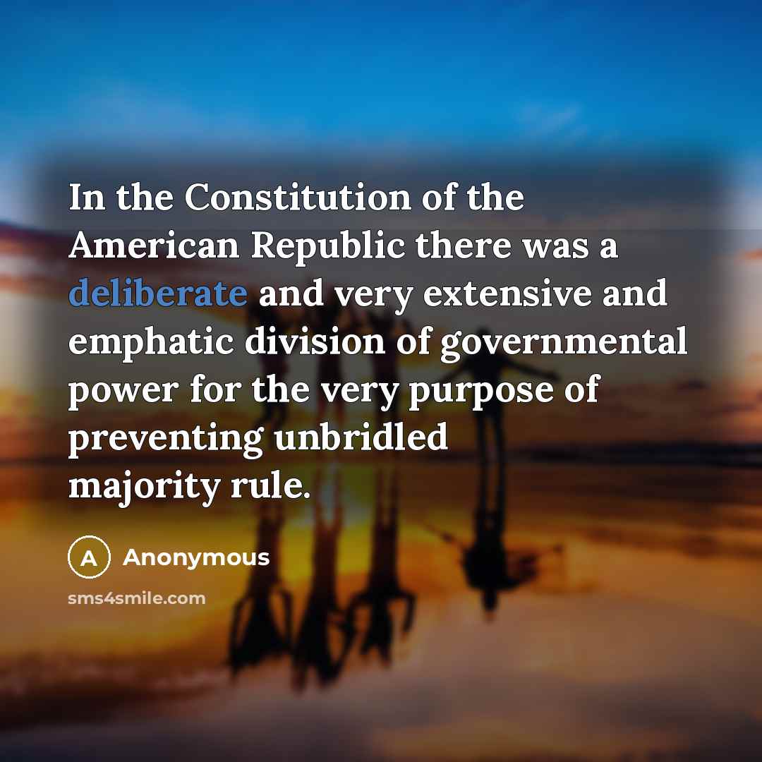 “In the Constitution of the American Republic there was a…” quote by Anonymous