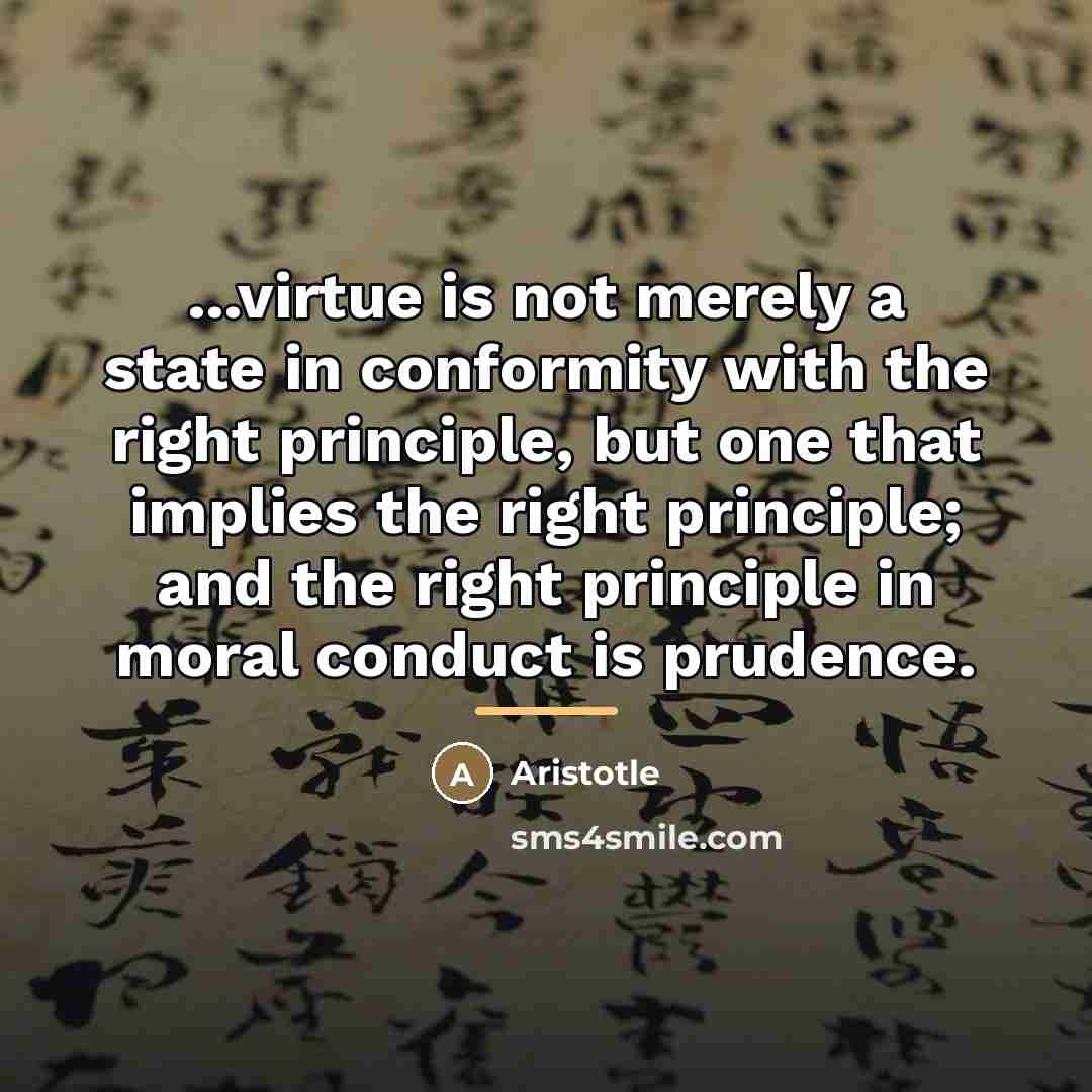 “...virtue is not merely a state in conformity with the…” quote by Aristotle