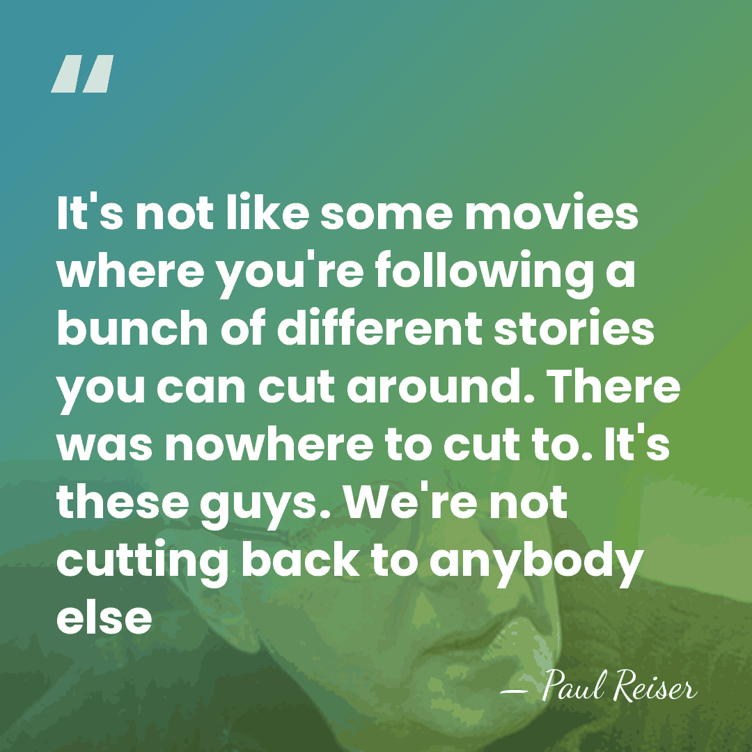 It's not like some movies where you're following a bunch of different&hellip; - Paul Reiser