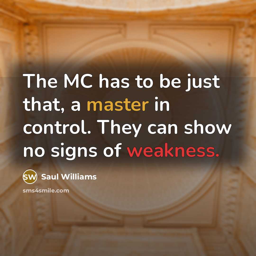 “The MC has to be just that, a master in…” quote by Saul Williams