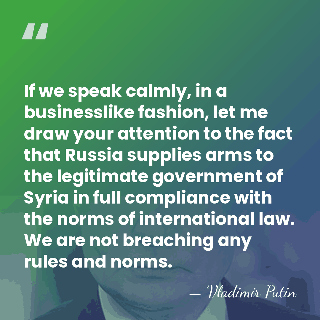 If we speak calmly, in a businesslike fashion, let me draw your&hellip; - Vladimir Putin