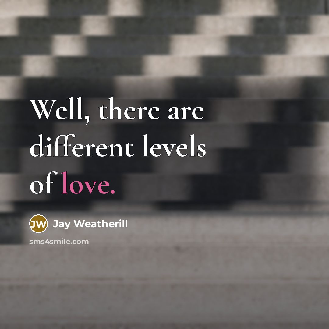 “Well, there are different levels of love.…” quote by Jay Weatherill