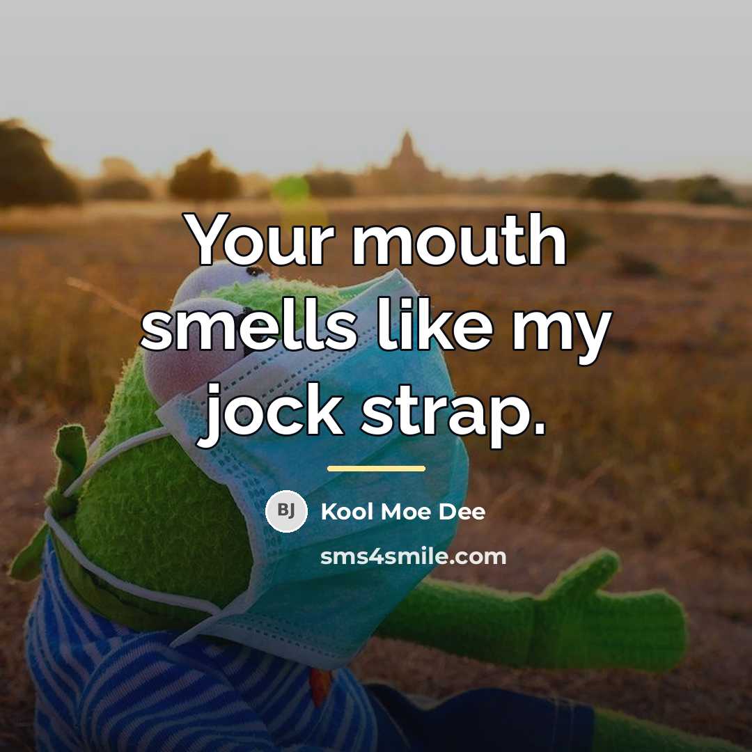 “Your mouth smells like my jock strap.…” quote by Kool Moe Dee