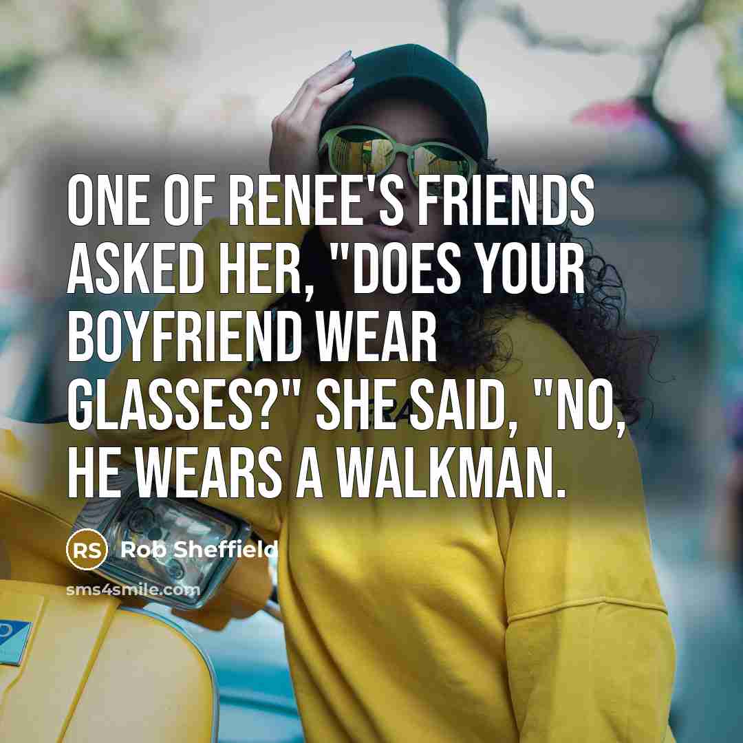 “One of Renee's friends asked her, "Does your boyfriend wear…” quote by Rob Sheffield