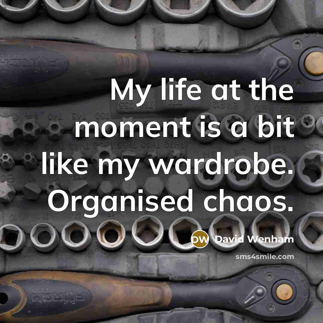 “My life at the moment is a bit like my…” quote by David Wenham