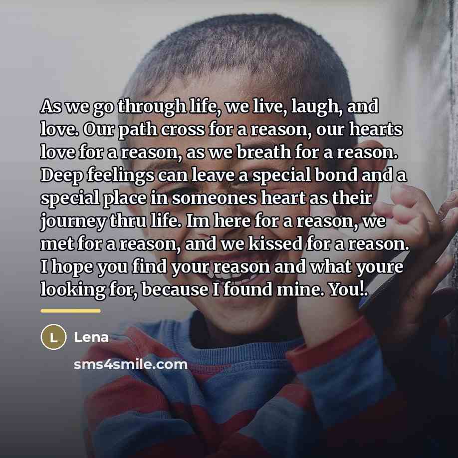 “As we go through life, we live, laugh, and love.…” quote by Lena