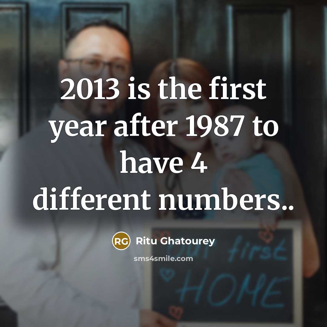“2013 is the first year after 1987 to have 4…” quote by Ritu Ghatourey