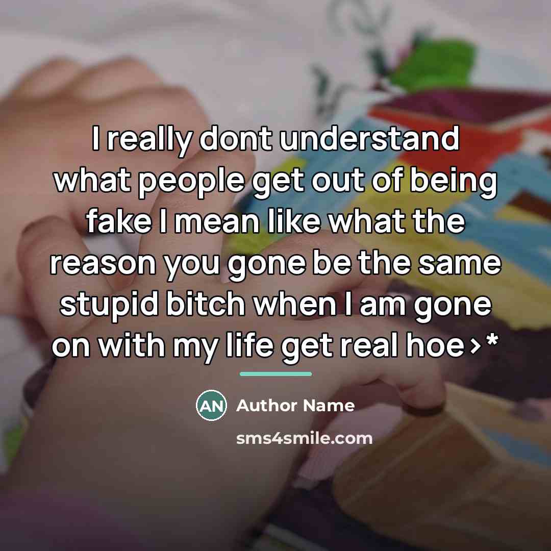 “I really dont understand what people get out of being…” quote by Author Name