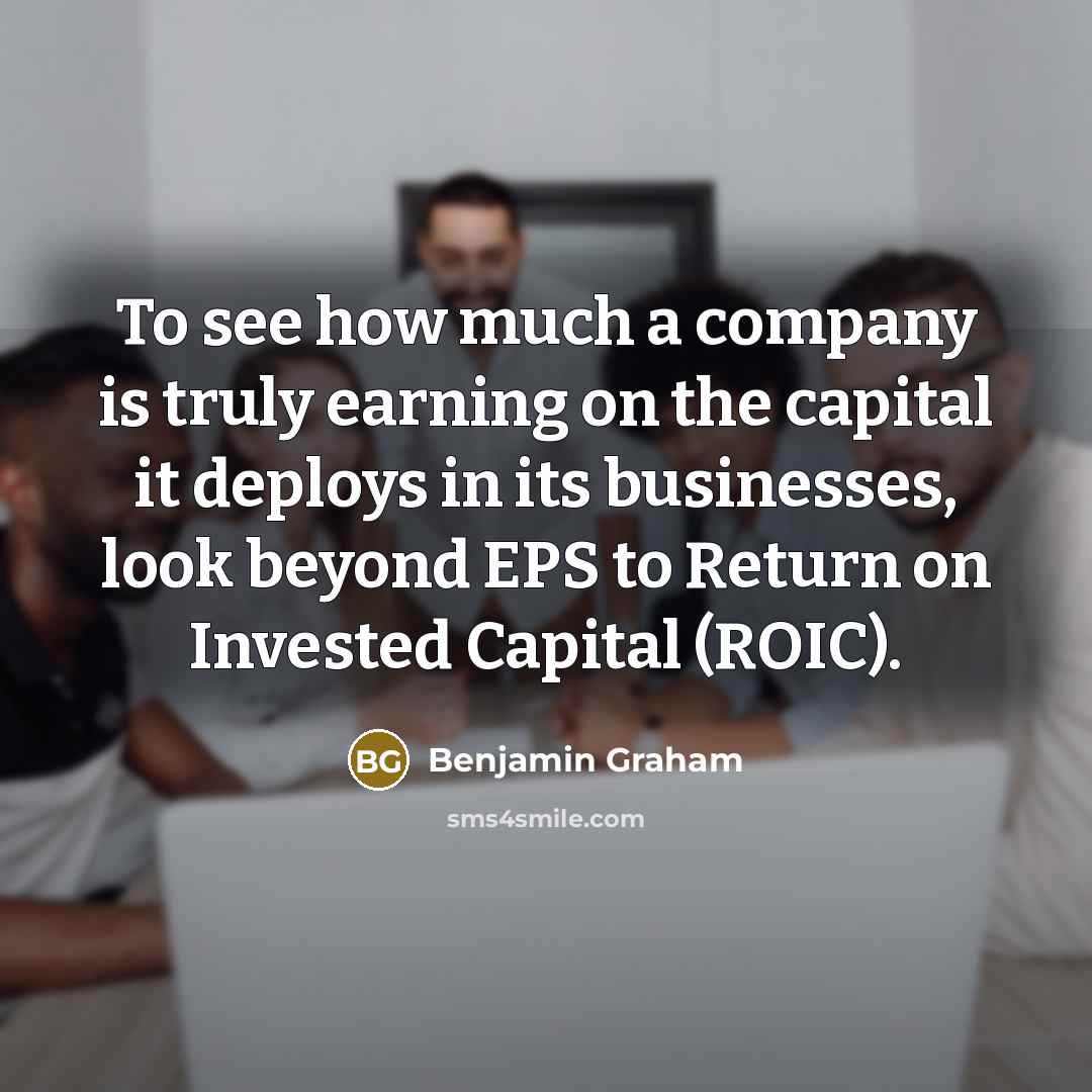 “To see how much a company is truly earning on…” quote by Benjamin Graham