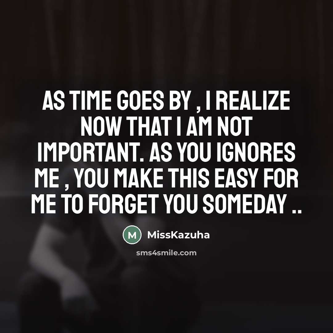 “As Time goes by , I realize now that I…” quote by MissKazuha