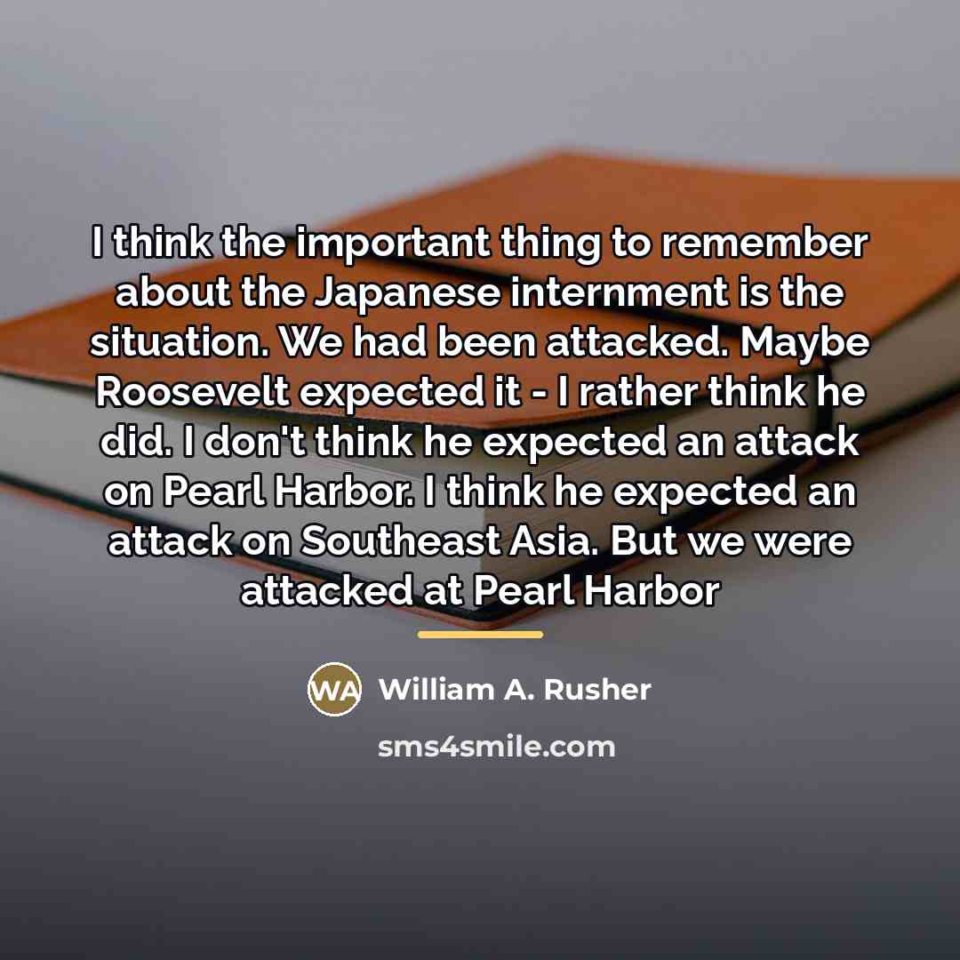 “I think the important thing to remember about the Japanese…” quote by William A. Rusher