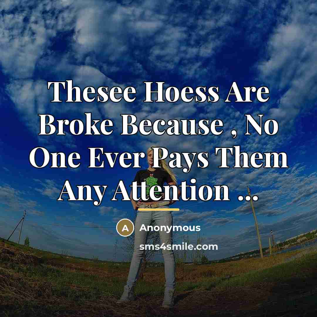 “Thesee Hoess Are Broke Because , No One Ever Pays…” quote by Anonymous