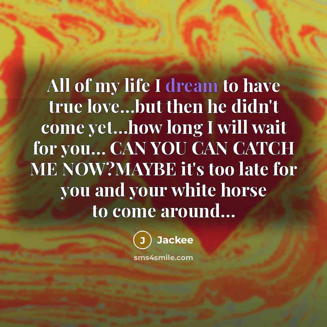 “All of my life I dream to have true love....but…” quote by Jackee