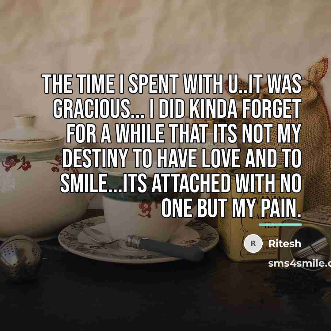“The time I spent with u..it was gracious... I did…” quote by Ritesh