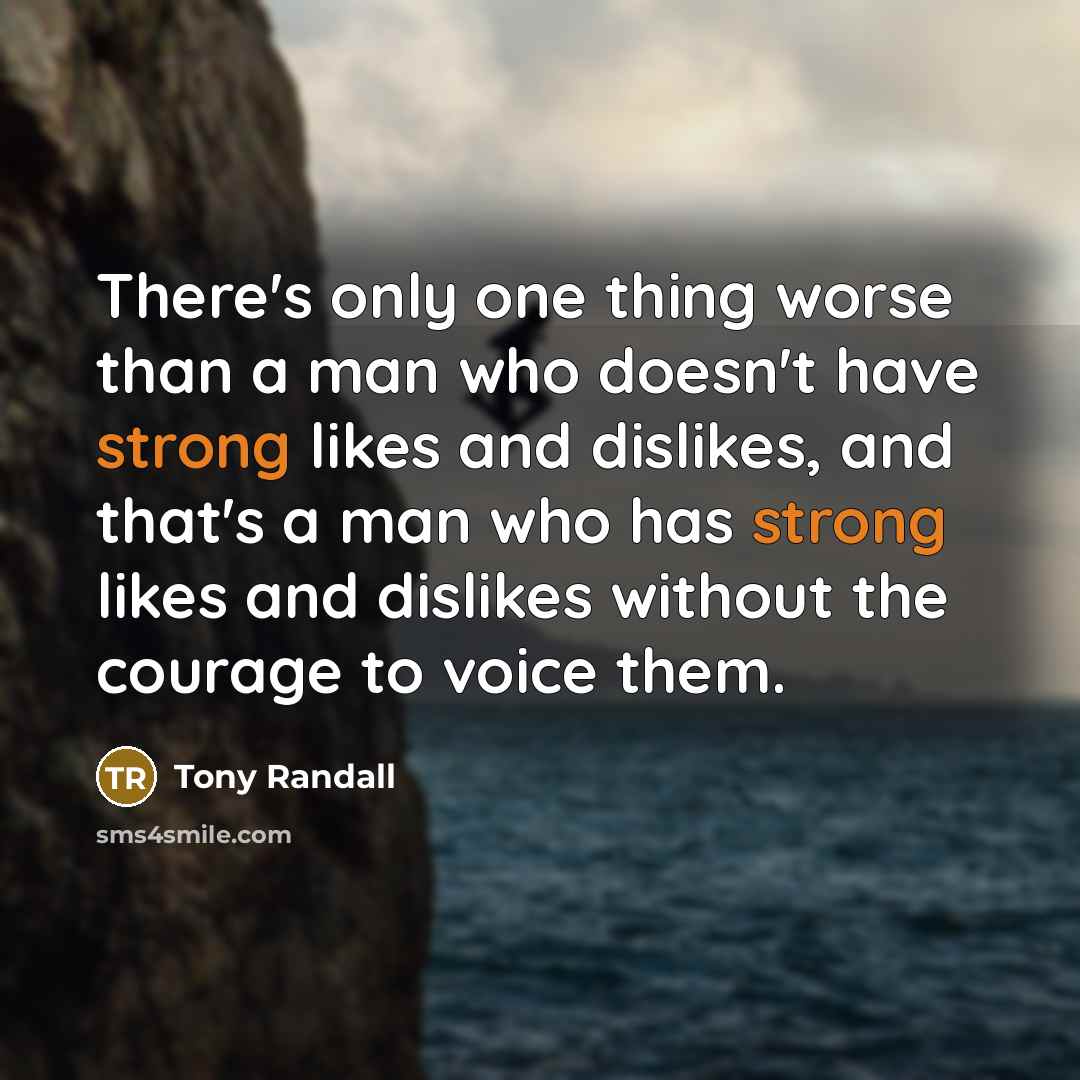 “There's only one thing worse than a man who doesn't…” quote by Tony Randall