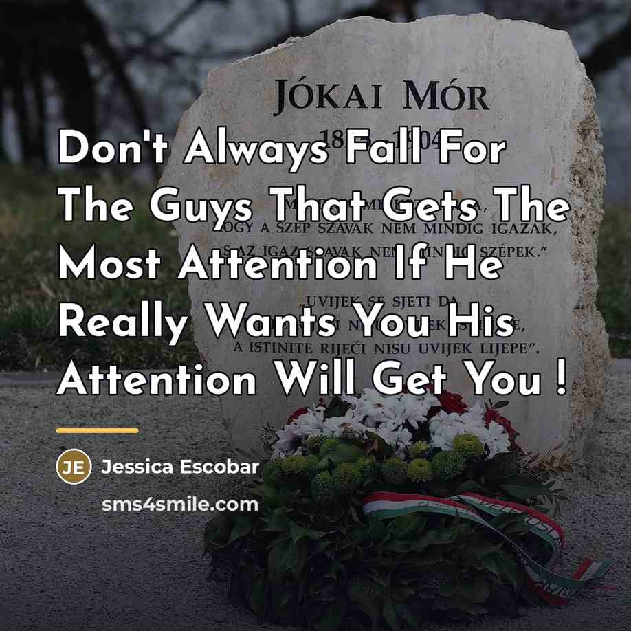 “Don't Always Fall For The Guys That Gets The Most…” quote by Jessica Escobar
