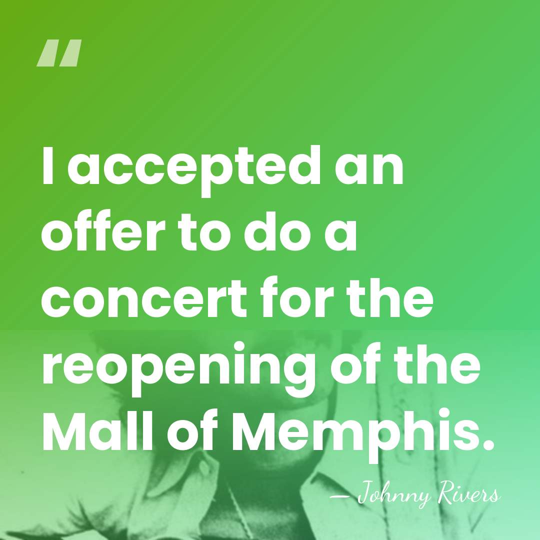 I accepted an offer to do a concert for the reopening of&hellip; - Johnny Rivers