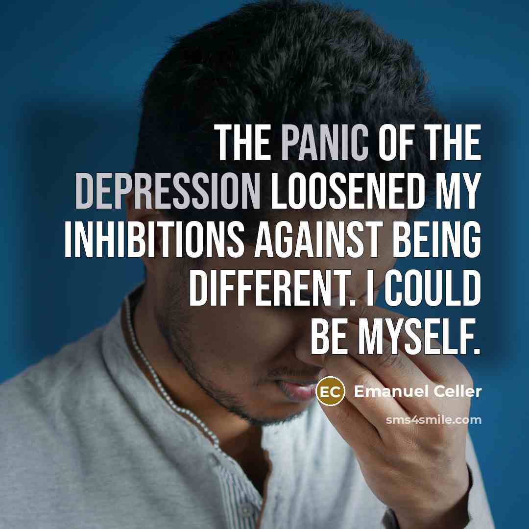 “The panic of the Depression loosened my inhibitions against being…” quote by Emanuel Celler