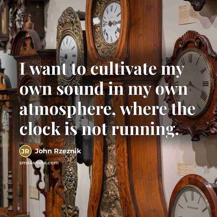 “I want to cultivate my own sound in my own…” quote by John Rzeznik