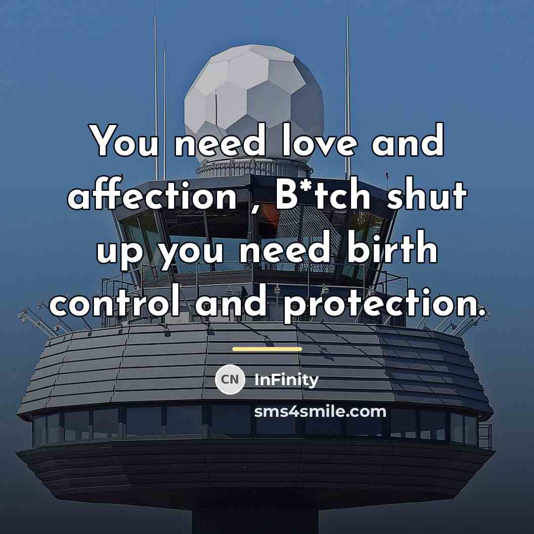 “You need love and affection , B*tch shut up you…” quote by InFinity