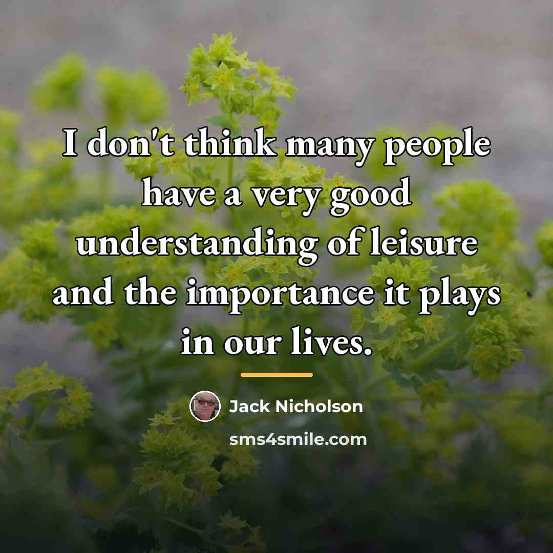 “I don't think many people have a very good understanding…” quote by Jack Nicholson