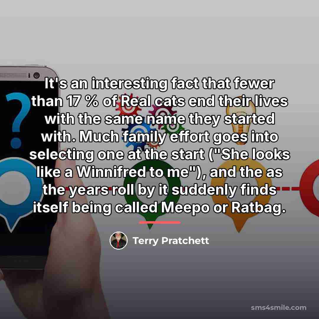 “It's an interesting fact that fewer than 17 % of…” quote by Terry Pratchett