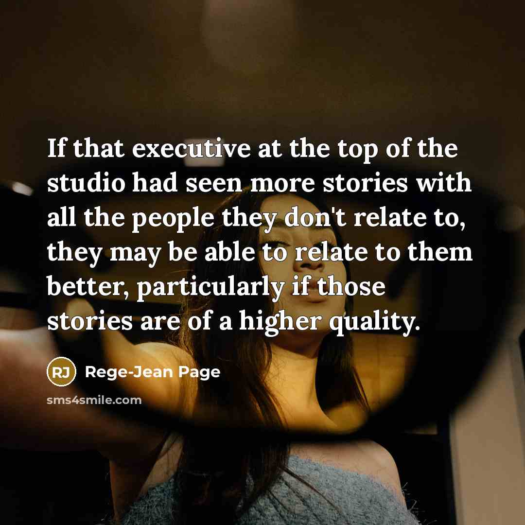“If that executive at the top of the studio had…” quote by Rege-Jean Page