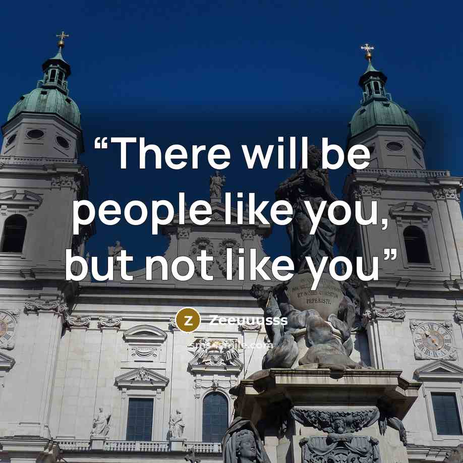 “There will be people like you, but not like you” quote by Zeeuuusss