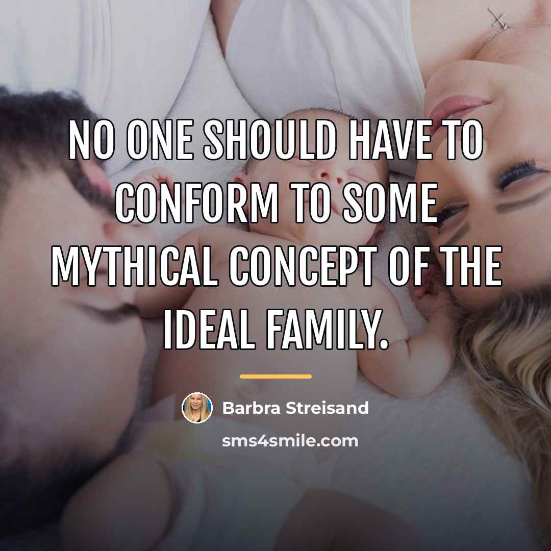 “No one should have to conform to some mythical concept…” quote by Barbra Streisand
