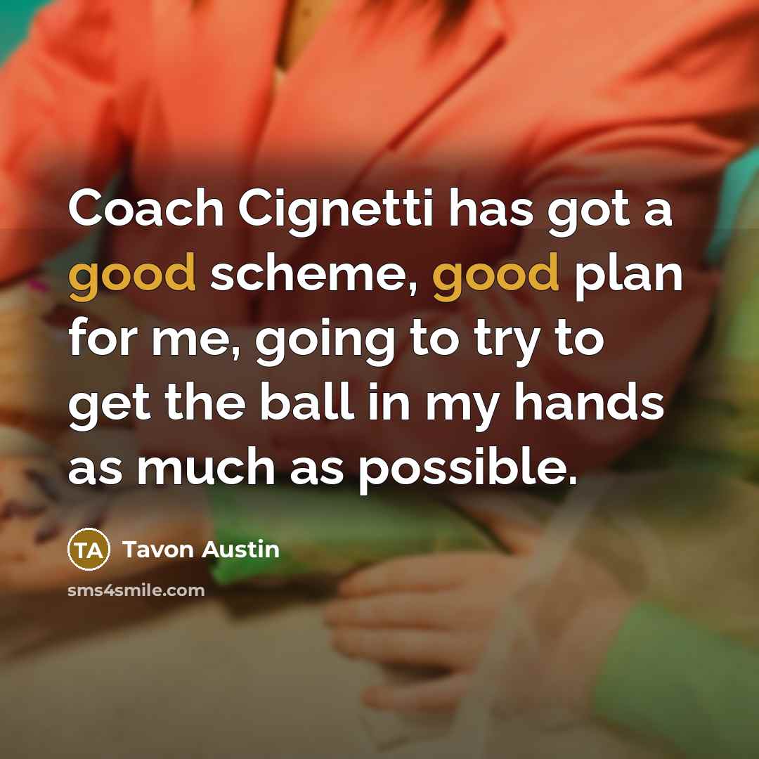 “Coach Cignetti has got a good scheme, good plan for…” quote by Tavon Austin