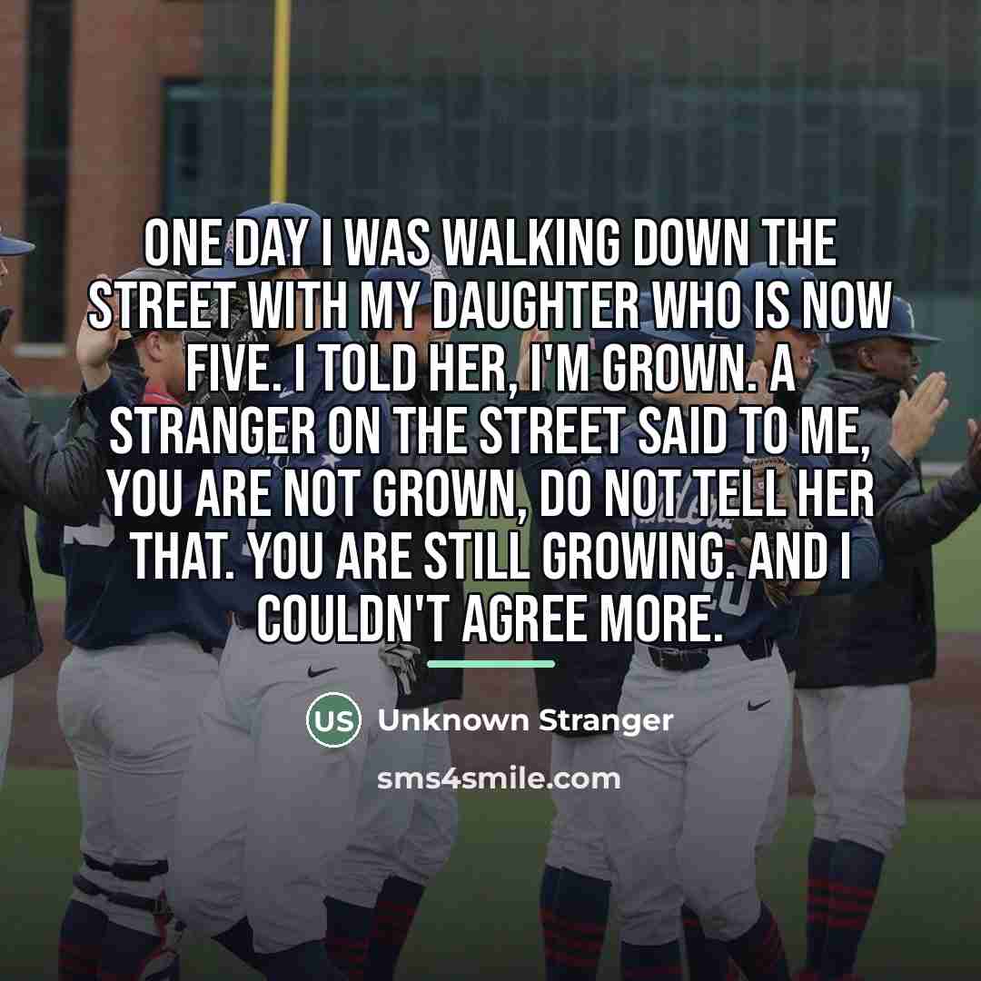 “One day I was walking down the street with my…” quote by Anonymous