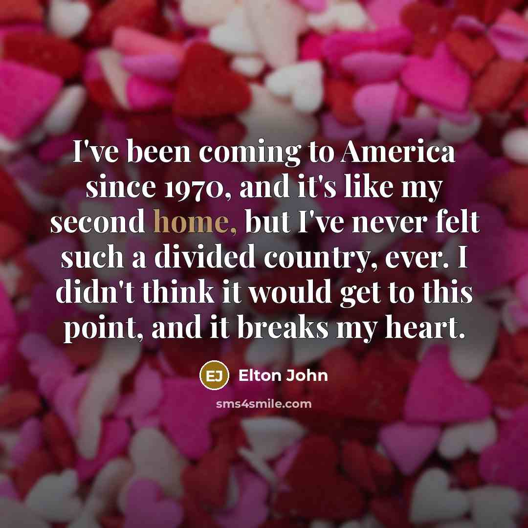 “I've been coming to America since 1970, and it's like…” quote by Elton John