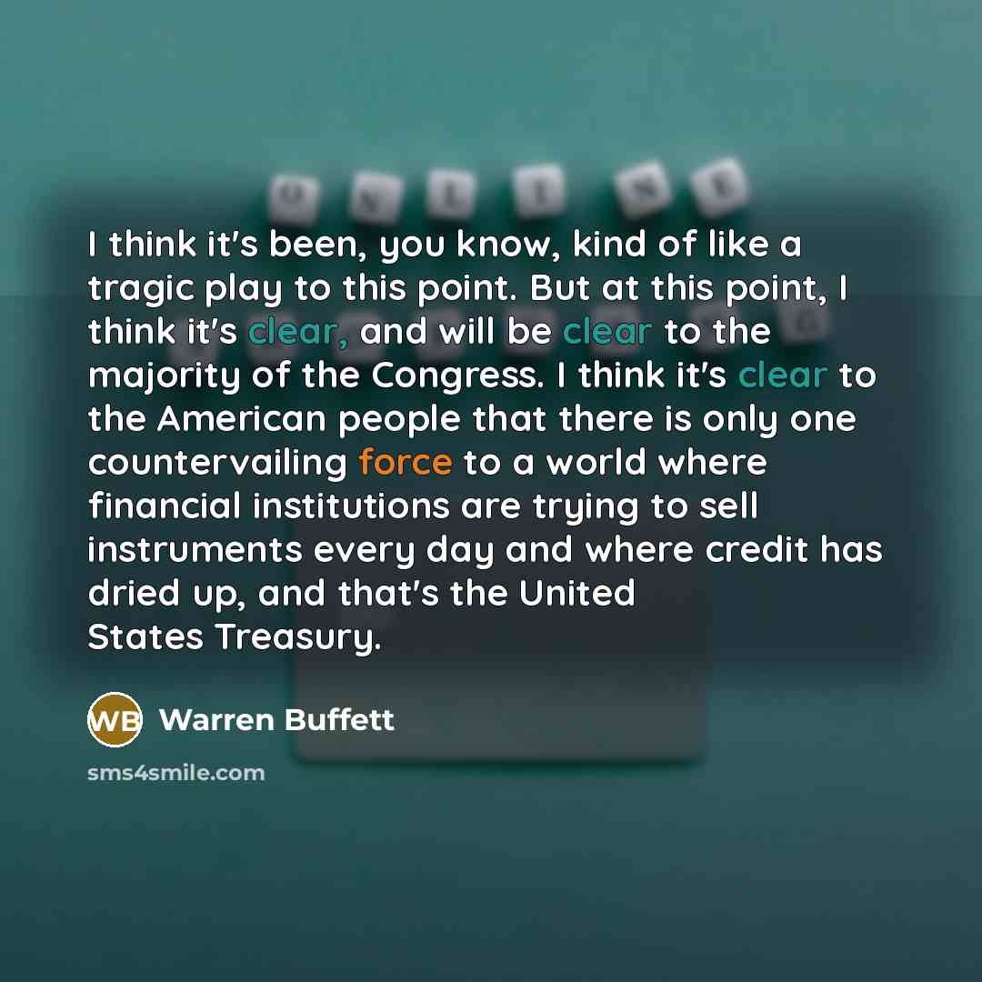“I think it's been, you know, kind of like a…” quote by Warren Buffett