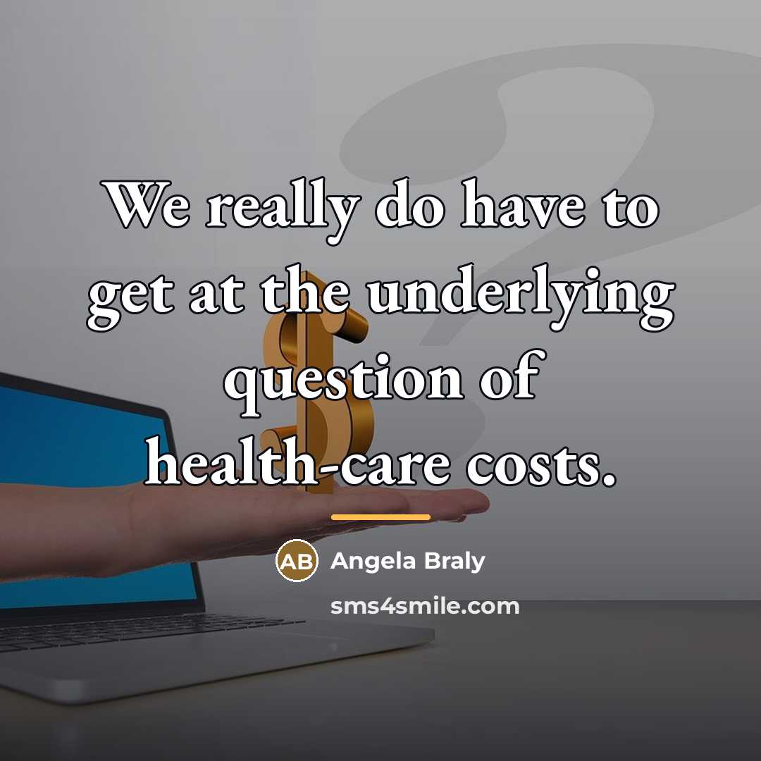 “We really do have to get at the underlying question…” quote by Angela Braly