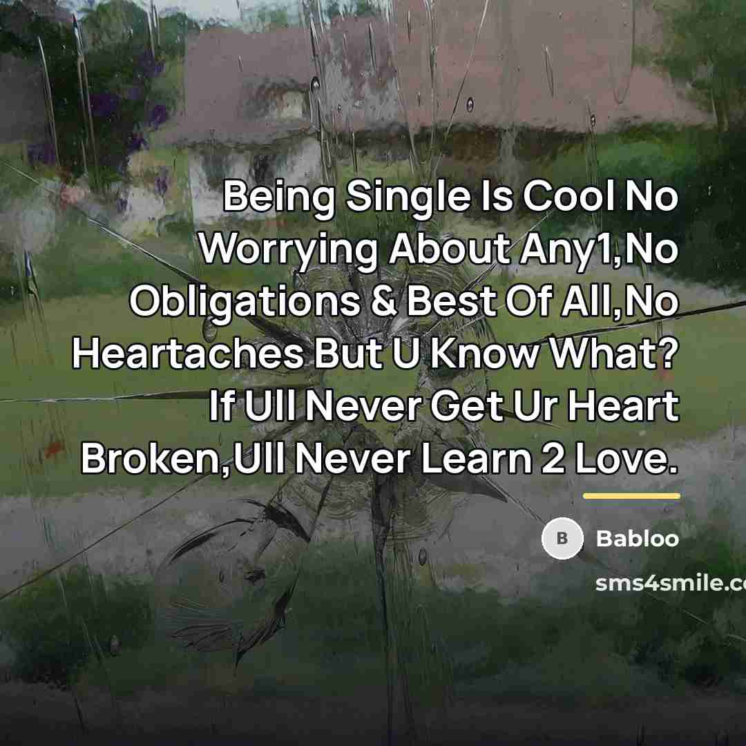 “Being Single Is Cool No Worrying About Any1,No Obligations &…” quote by Babloo