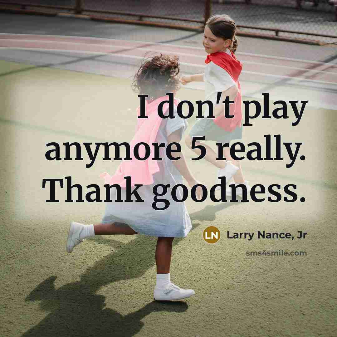 “I don't play anymore 5 really. Thank goodness.…” quote by Larry Nance, Jr