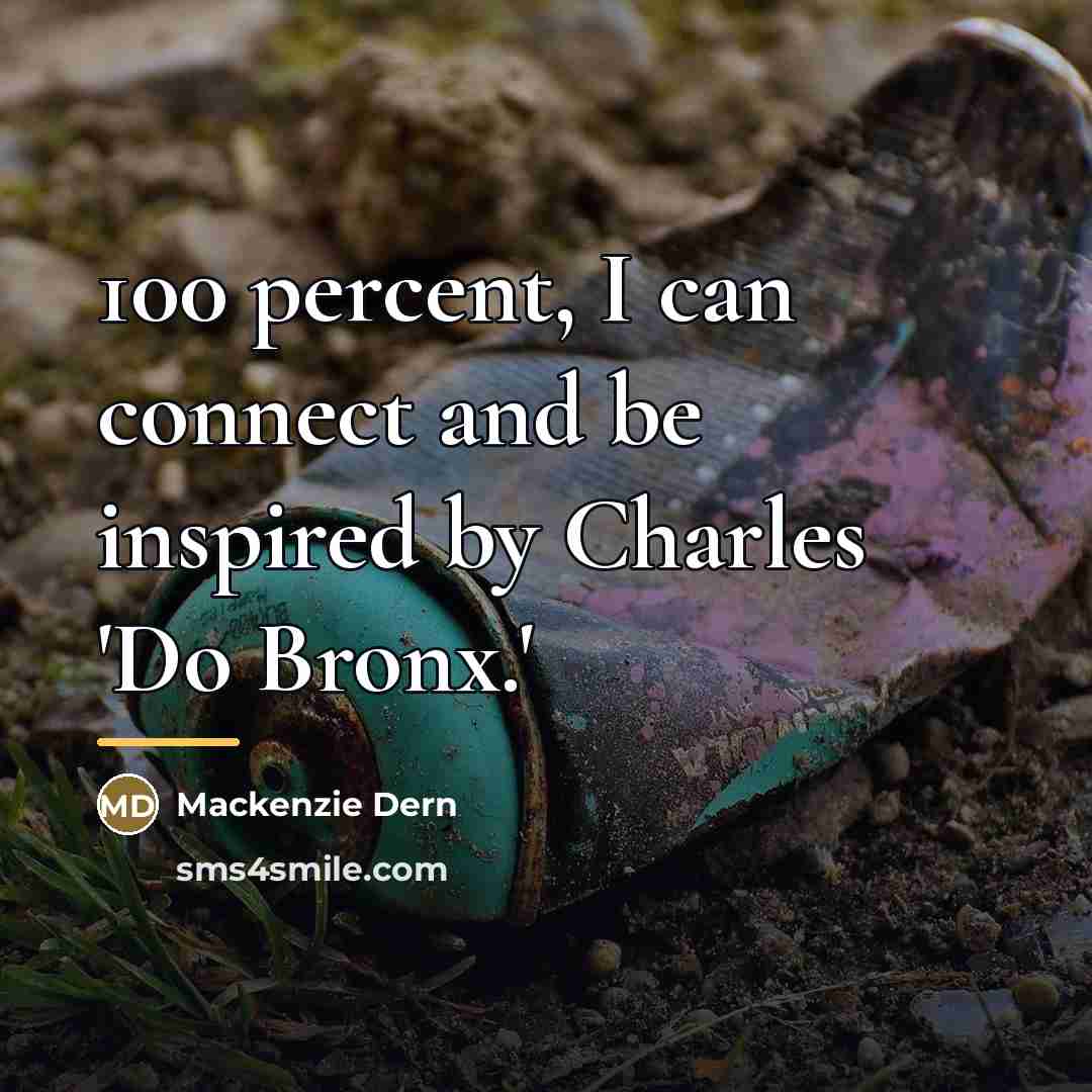 “100 percent, I can connect and be inspired by Charles…” quote by Mackenzie Dern