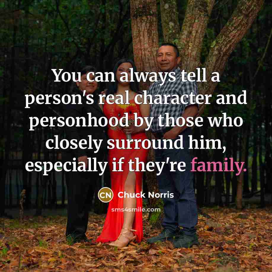 “You can always tell a person's real character and personhood…” quote by Chuck Norris