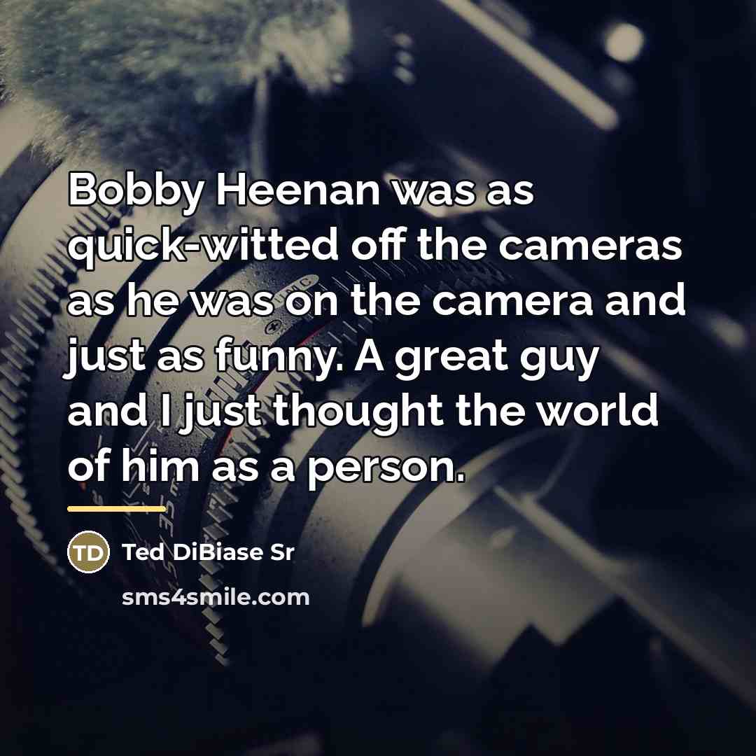 “Bobby Heenan was as quick-witted off the cameras as he…” quote by Ted DiBiase Sr