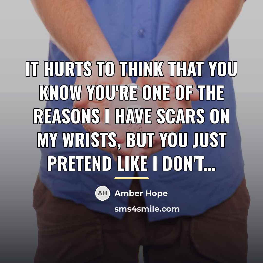 “It hurts to think that you know you're one of…” quote by Amber Hope
