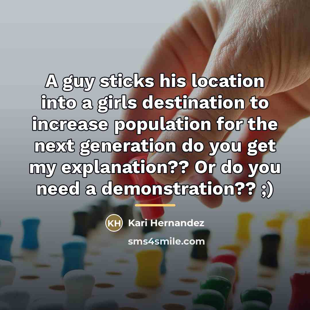 “A guy sticks his location into a girls destination to…” quote by Kari Hernandez