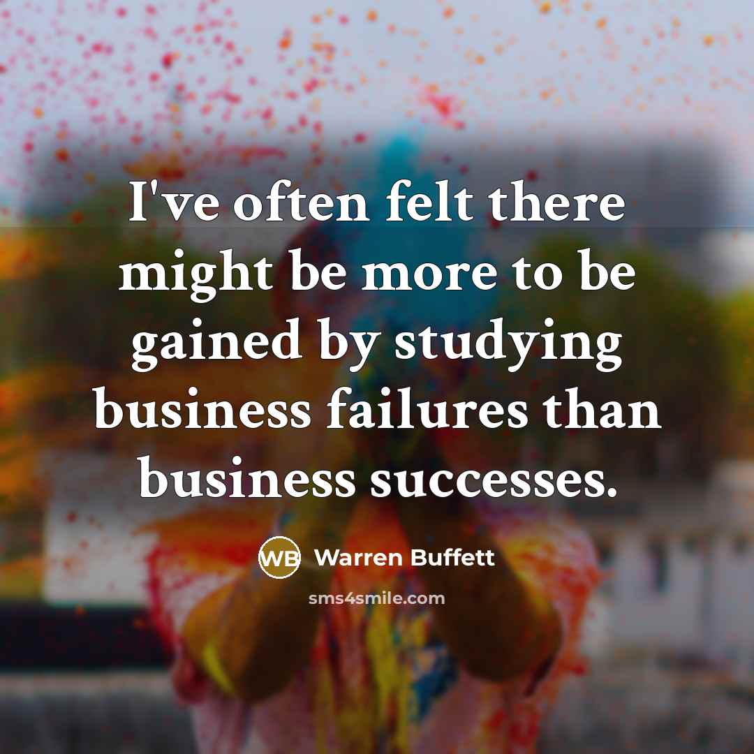 “I've often felt there might be more to be gained…” quote by Warren Buffett