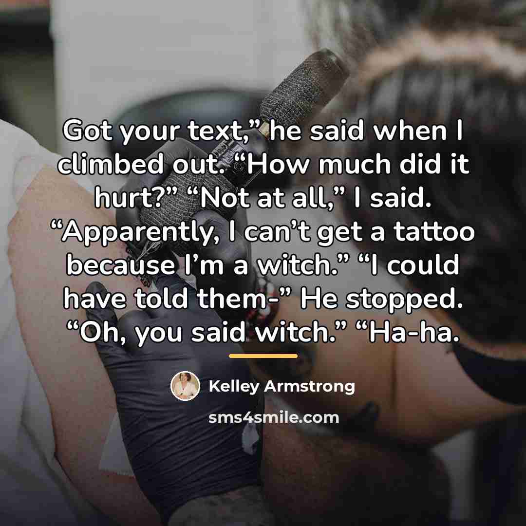 “Got your text,” he said when I climbed out. “How…” quote by Kelley Armstrong