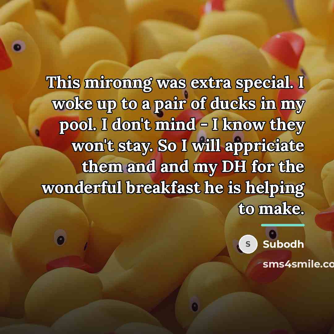 “This mironng was extra special. I woke up to a…” quote by Subodh