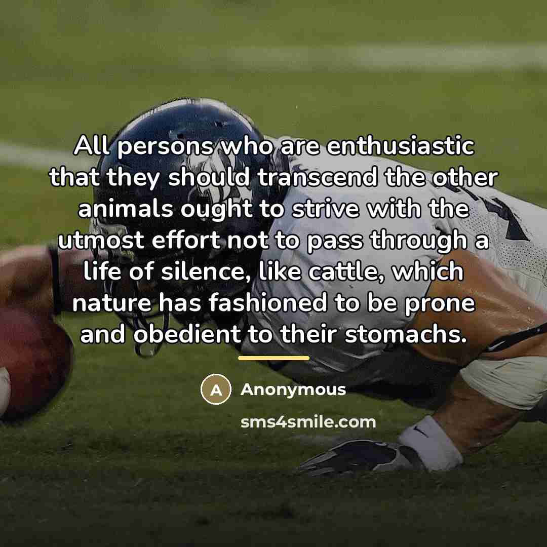 “All persons who are enthusiastic that they should transcend the…” quote by Anonymous