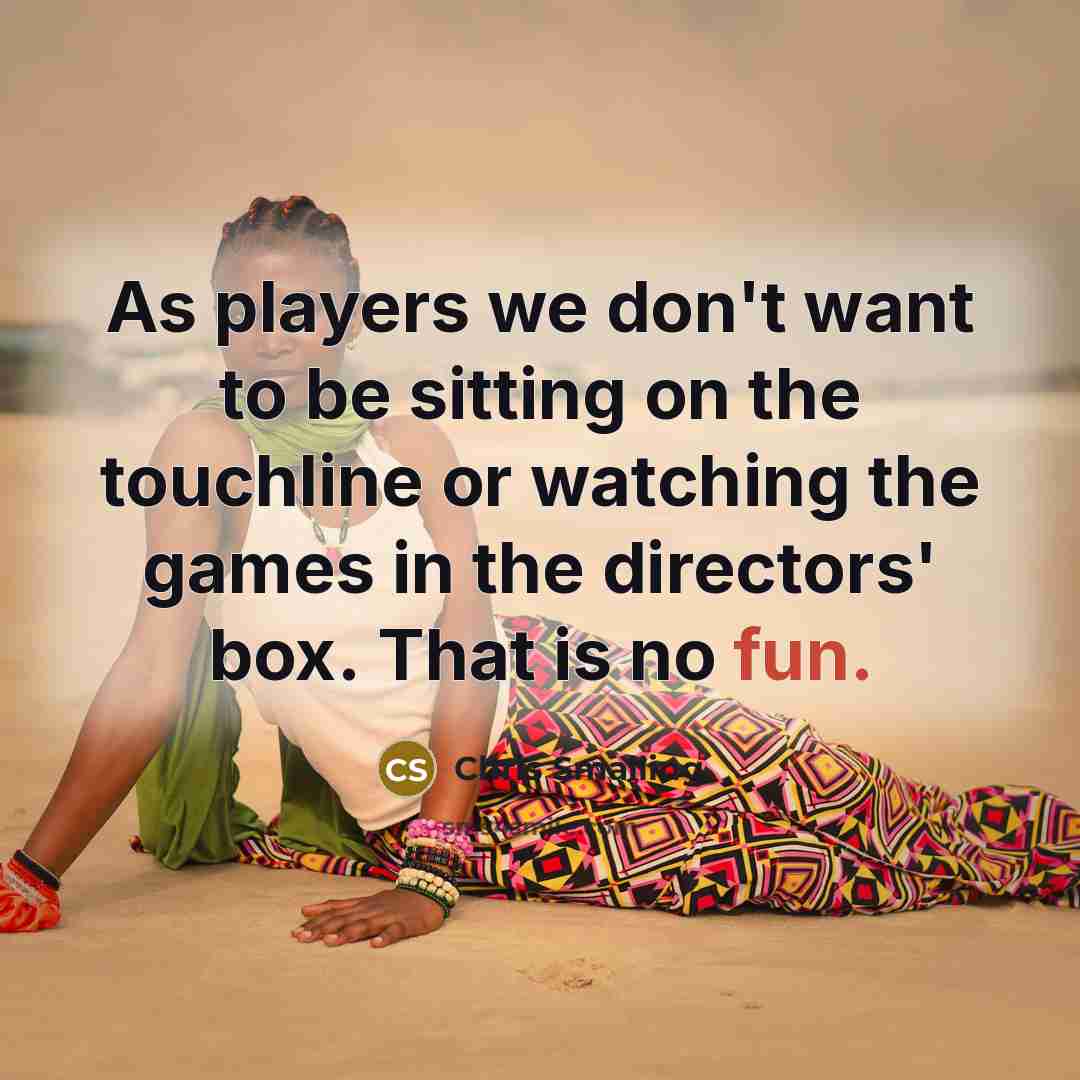 “As players we don't want to be sitting on the…” quote by Chris Smalling