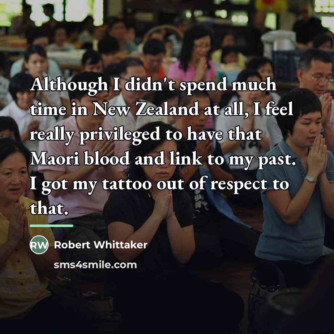 “Although I didn't spend much time in New Zealand at…” quote by Robert Whittaker