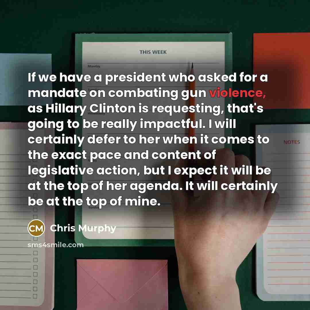 “If we have a president who asked for a mandate…” quote by Chris Murphy