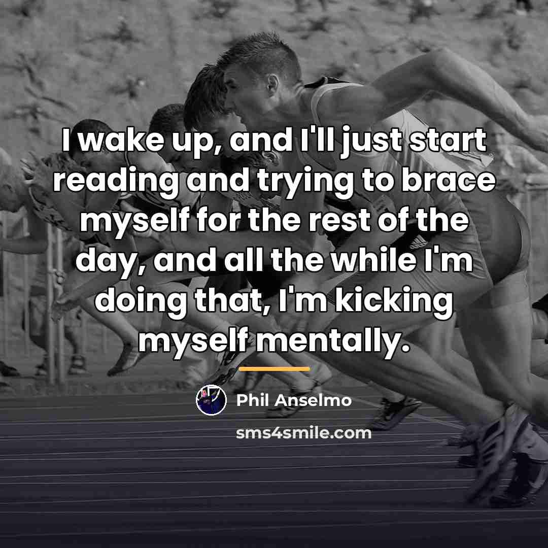 “I wake up, and I'll just start reading and trying…” quote by Phil Anselmo